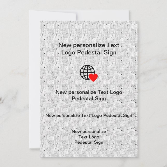 New Flat Invitation Customise your own (Front)