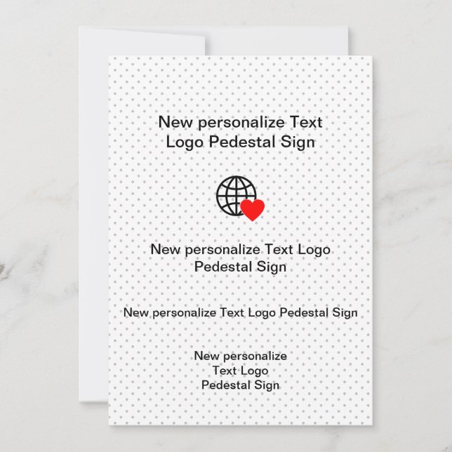 New Flat Invitation Customise your own (Front)