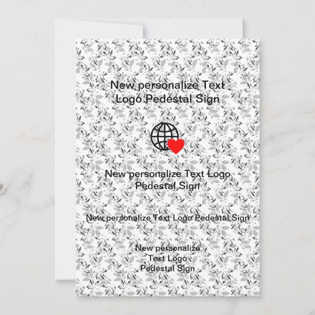 New Flat Invitation Customise your own (Front)