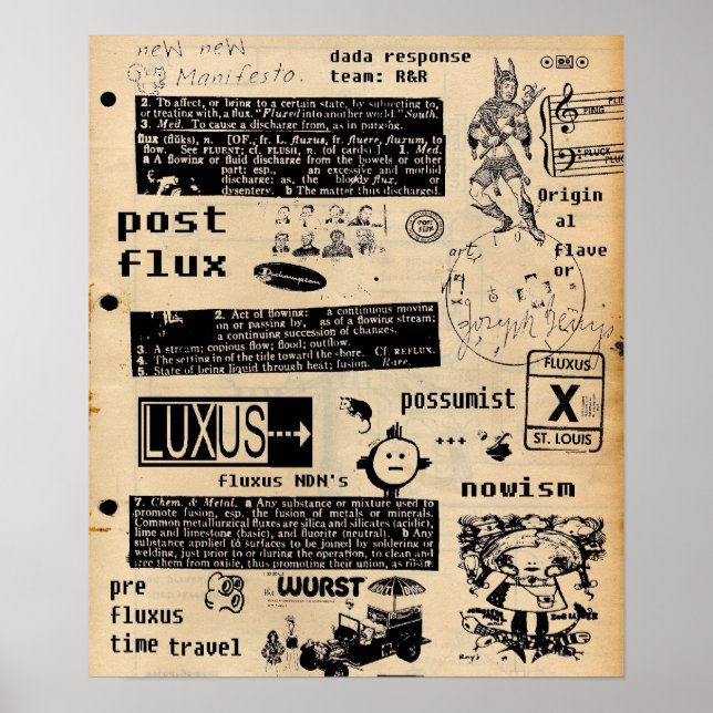 New Fluxus Manifesto Poster (Front)