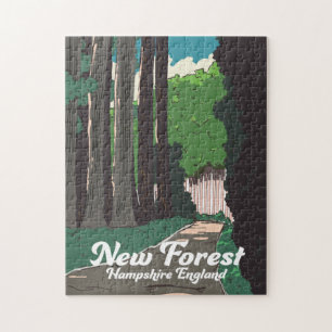 New forest Hampshire England Jigsaw Puzzle