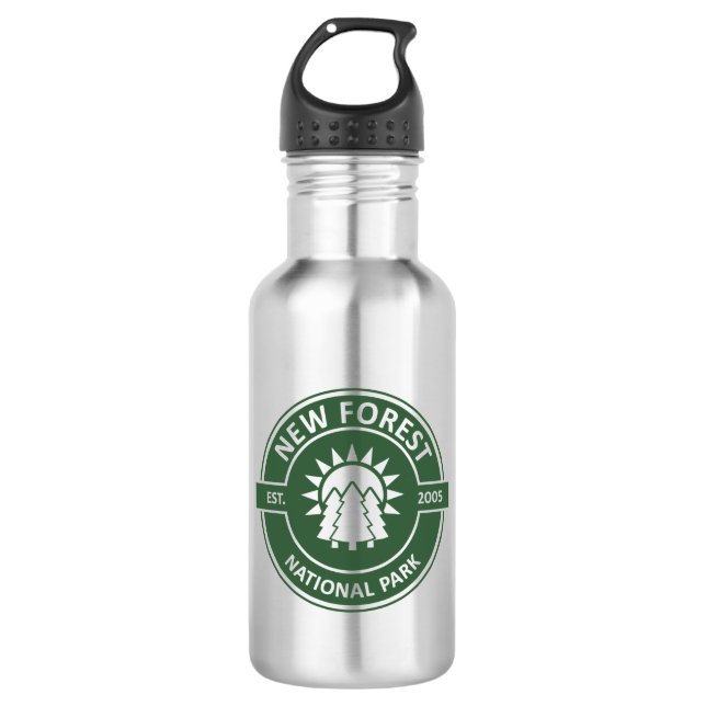 New Forest National Park 532 Ml Water Bottle (Front)