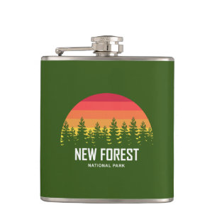New Forest National Park Hip Flask