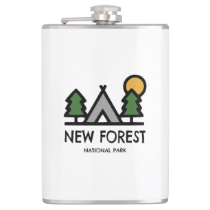 New Forest National Park Hip Flask