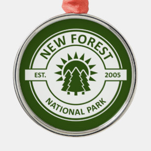 New Forest National Park Metal Ornament