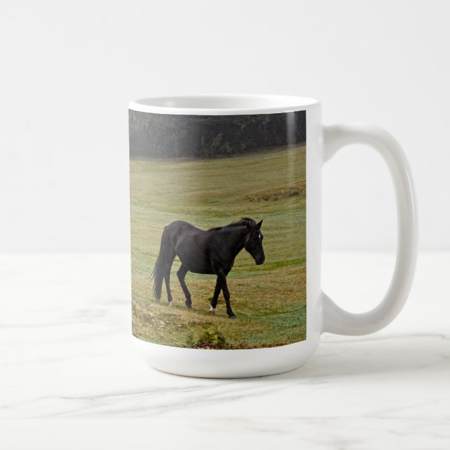 New Forest Ponies of Hampshire England Coffee Mug (Right)