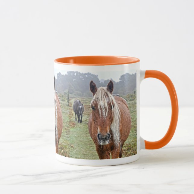 New Forest Ponies of Hampshire England Mug (Right)