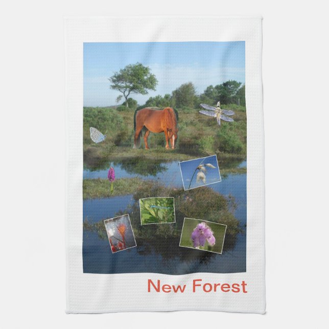 New Forest Tea Towel (Vertical)