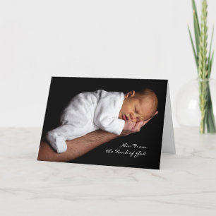 New from the Hand of God (New Baby) Card