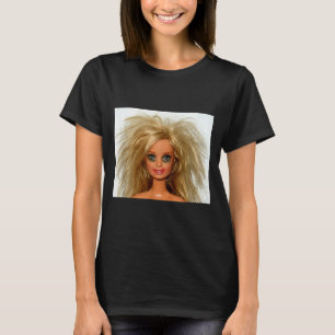 New funny distressed blonde doll face meme  T-Shirt
