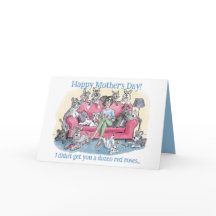 New Funny Dog Mother's Day Greeting Card