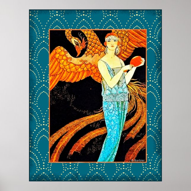 New Georges Barbier Art Deco Poster (Front)
