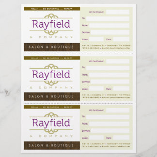 NEW Gift Certificates