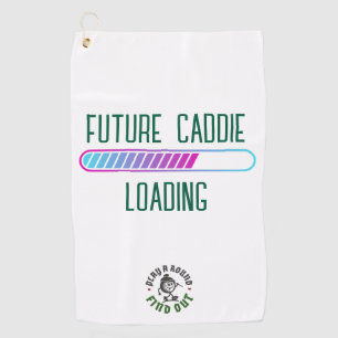 New Golf Dad Baby Shower Future Caddie Loading Towel