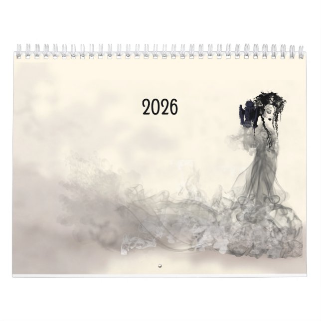 New Gothic Pagan Calendar 2024 (Cover)
