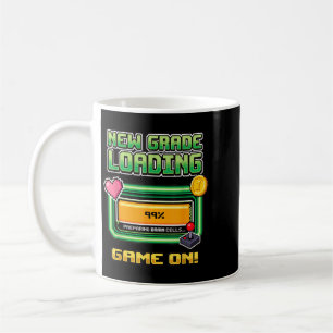 New Grade Loading Let's Play Pixel Art School Coffee Mug