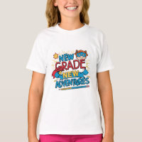 "New grade new adventure".Back to school heroine