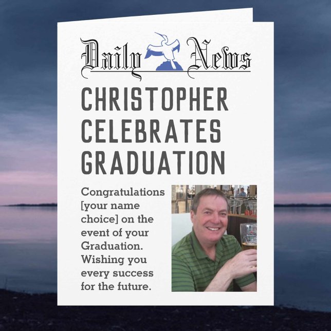 New Graduate - Graduation Card to Personalise (Creator Uploaded)