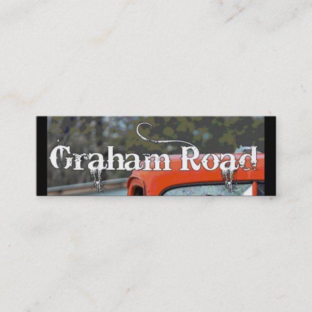 New Graham Rd Business Card (Front)