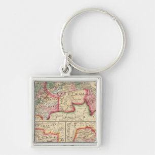 New Granada, Venezuela, Guiana Map by Mitchell Key Ring