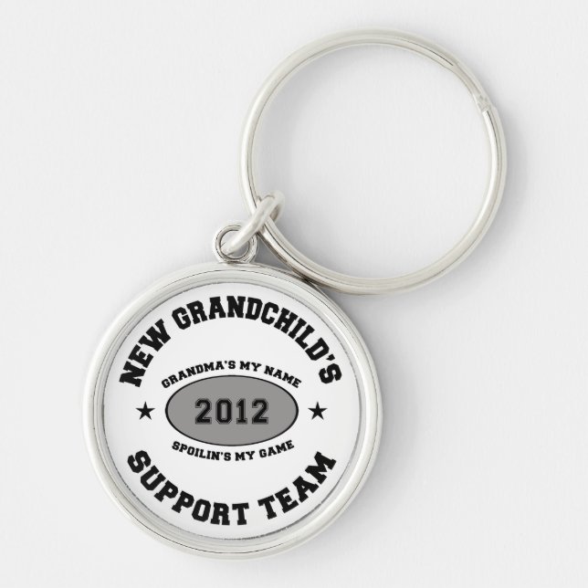 New Grandchild 2012 Key Ring (Front)