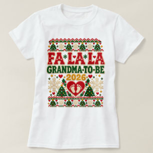 New Grandma 2026 Christmas T-Shirt