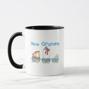 New Grandma of Boy-Train Tshirts and Gifts Mug