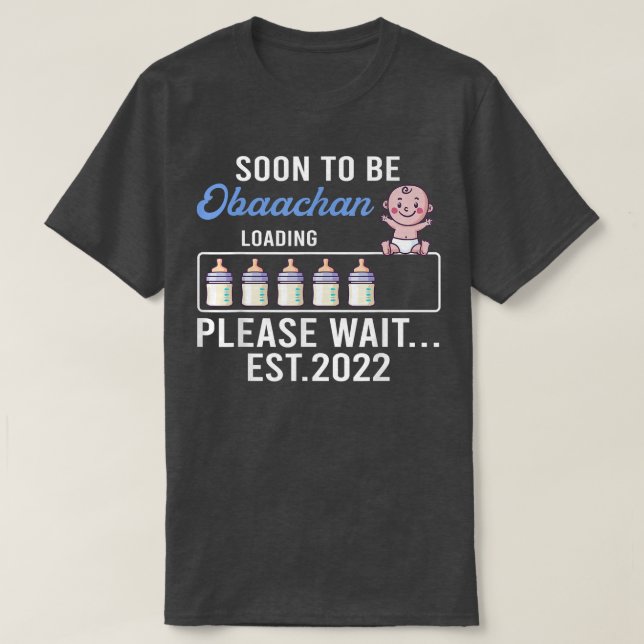 New Grandma  Pregnancy Announcement Soon To Be Oba T-Shirt (Design Front)