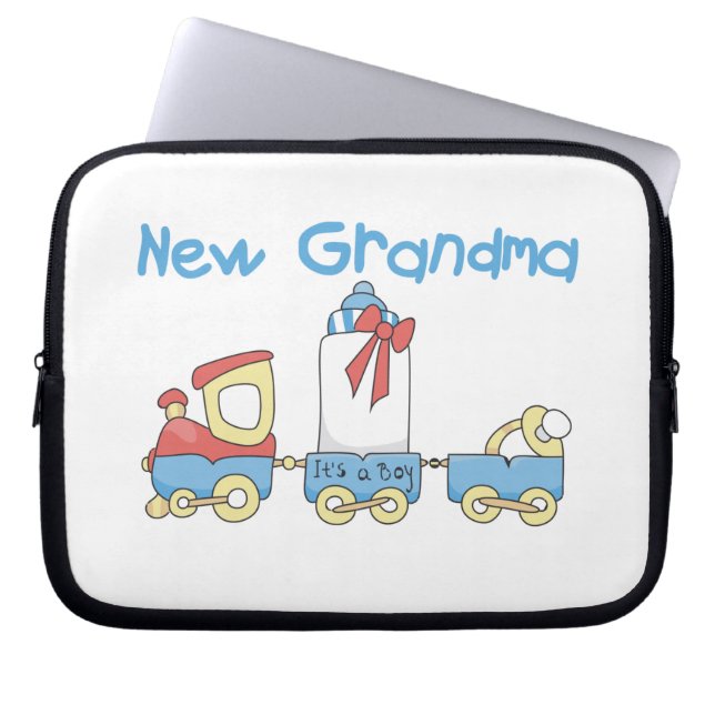 New Grandma-Train Gifts Laptop Sleeve (Front)