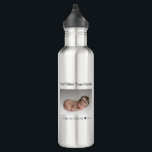 new grandmother first mothers day baby photo 710 ml water bottle<br><div class="desc">Celebrate grandma on her first mothers day with this personalised stainless steel water bottle.  All text can be customised.  Add your own photo to create a truly unique gift for her first mothers day as a grandma.</div>