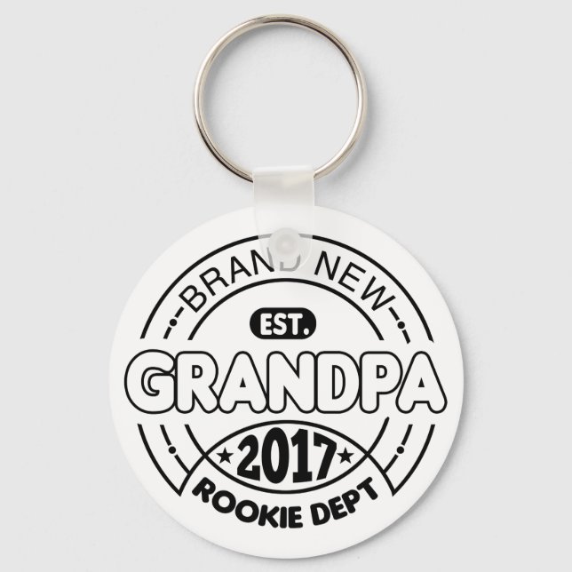 New Grandpa 2017 Key Ring (Front)