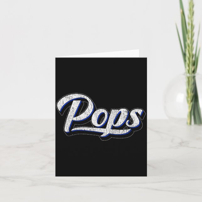 New Grandpa Gift For Dad Called Ps  Card (Front)