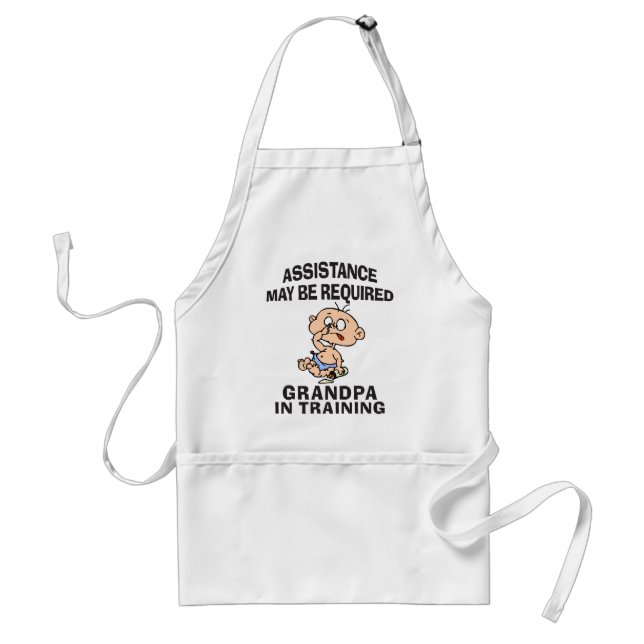 New Grandpa In Training Standard Apron (Front)