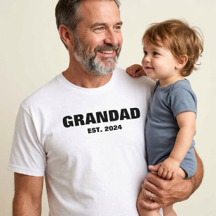 New Grandparent Gift Est Date T-Shirt