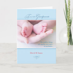 New Grandparents, Customisable, Personalise with Card