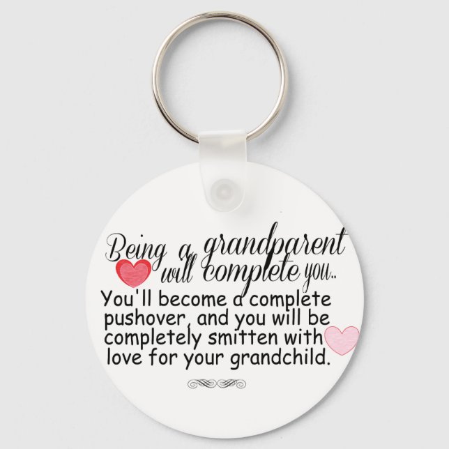 New Grandparents Key Ring (Front)