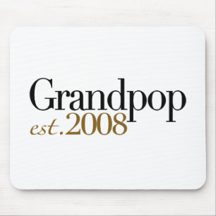 New Grandpop Est 2008 Mouse Pad