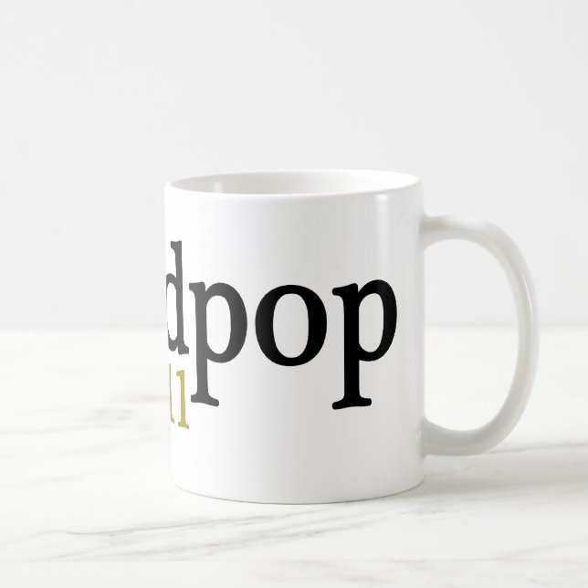 New Grandpop est 2011 Coffee Mug (Right)