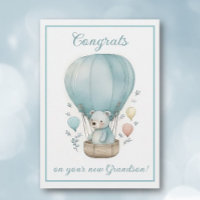 New Grandson Congrats greeting card
