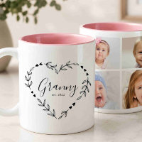 New Granny Year Est. Four Photo Collage