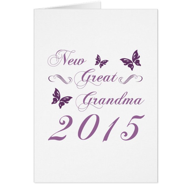 New Great Grandma 2015 (Front)
