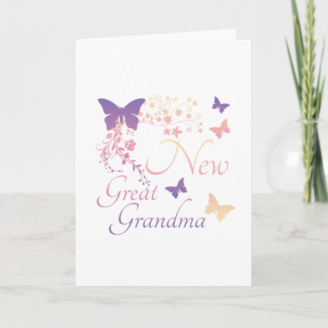 New Great Grandma Card (Front)