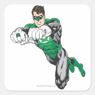 New Green Lantern 1 Square Sticker