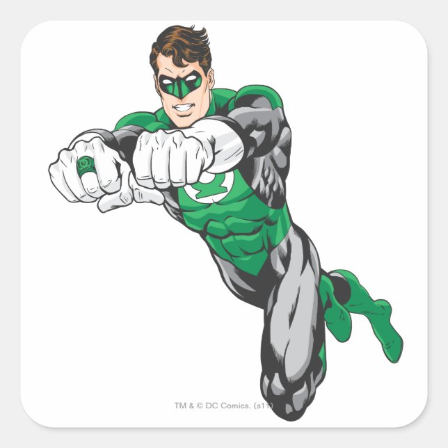 New Green Lantern 1 Square Sticker (Front)