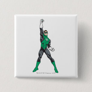 New Green Lantern 2 2 15 Cm Square Badge