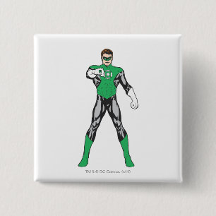 New Green Lantern 4 15 Cm Square Badge