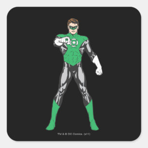 New Green Lantern 4 Square Sticker