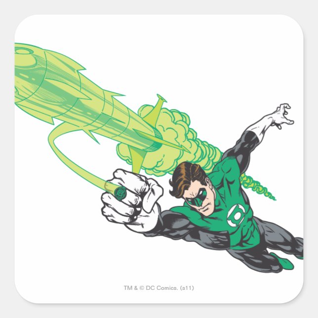 New Green Lantern 5 Square Sticker (Front)