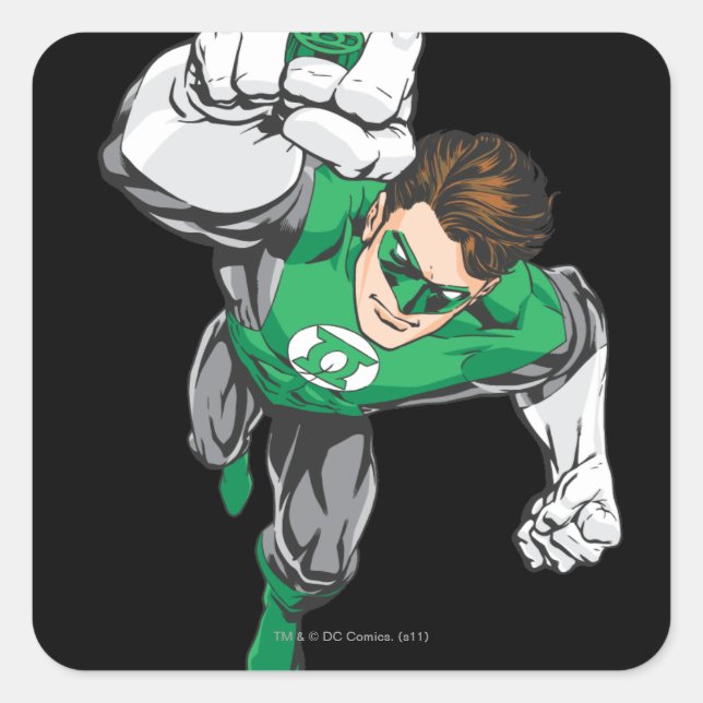 New Green Lantern 6 Square Sticker (Front)