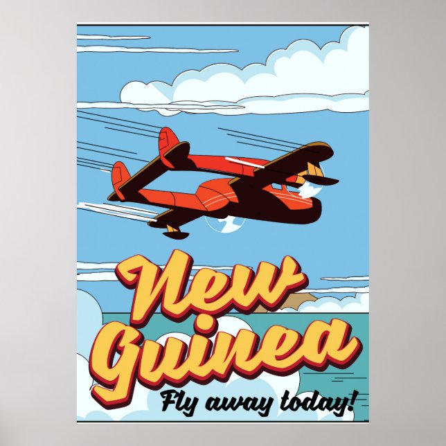 New Guinea adventure poster. Poster (Front)